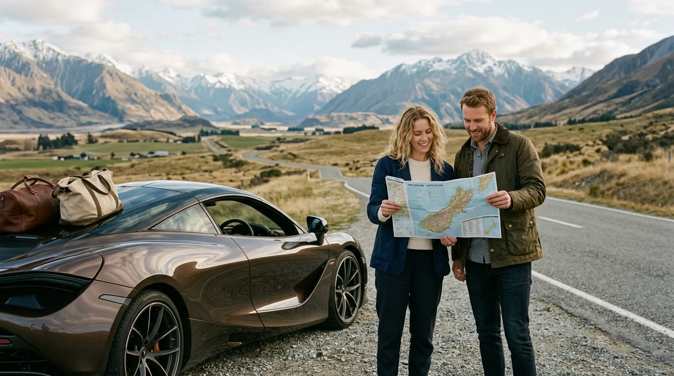 Traveller planning a screen-free supercar drive near Christchurch