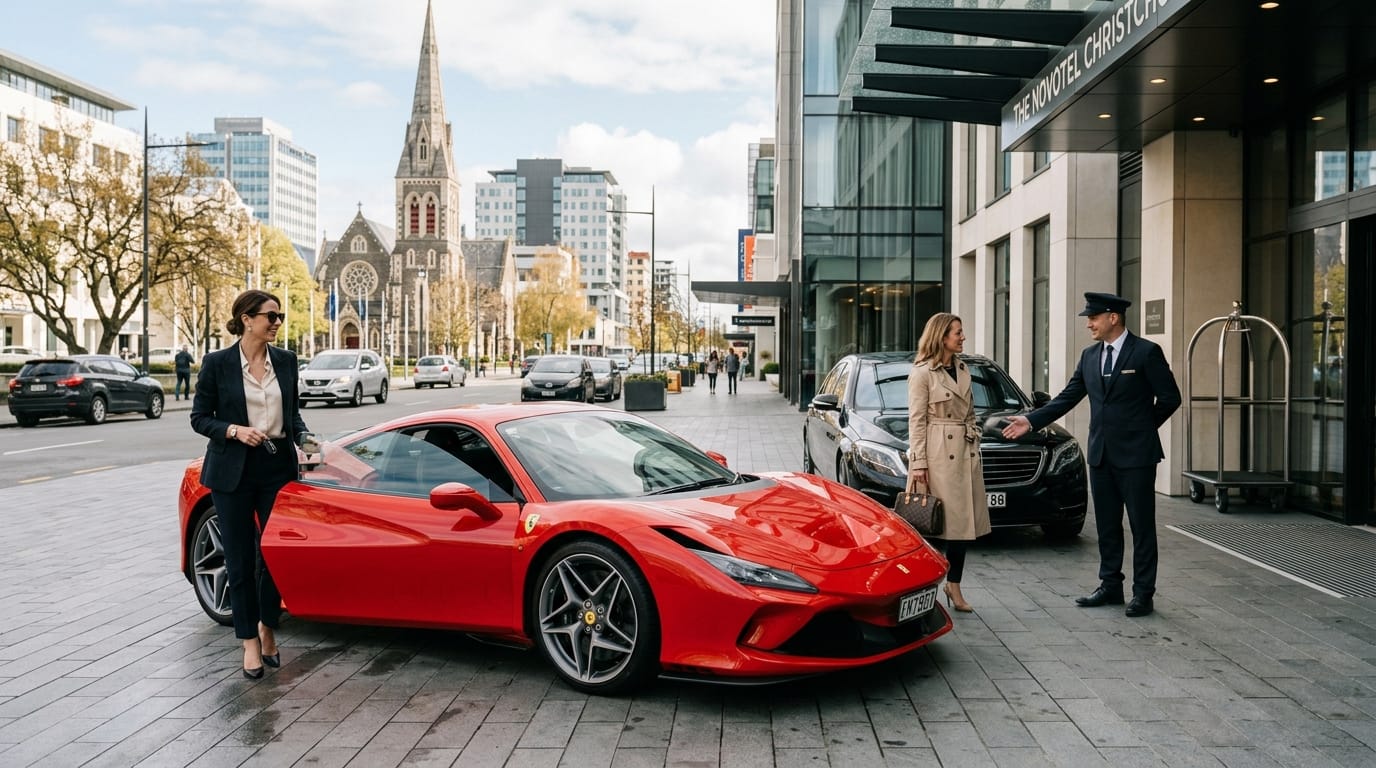 self-drive and chauffeur supercar hire in Christchurch