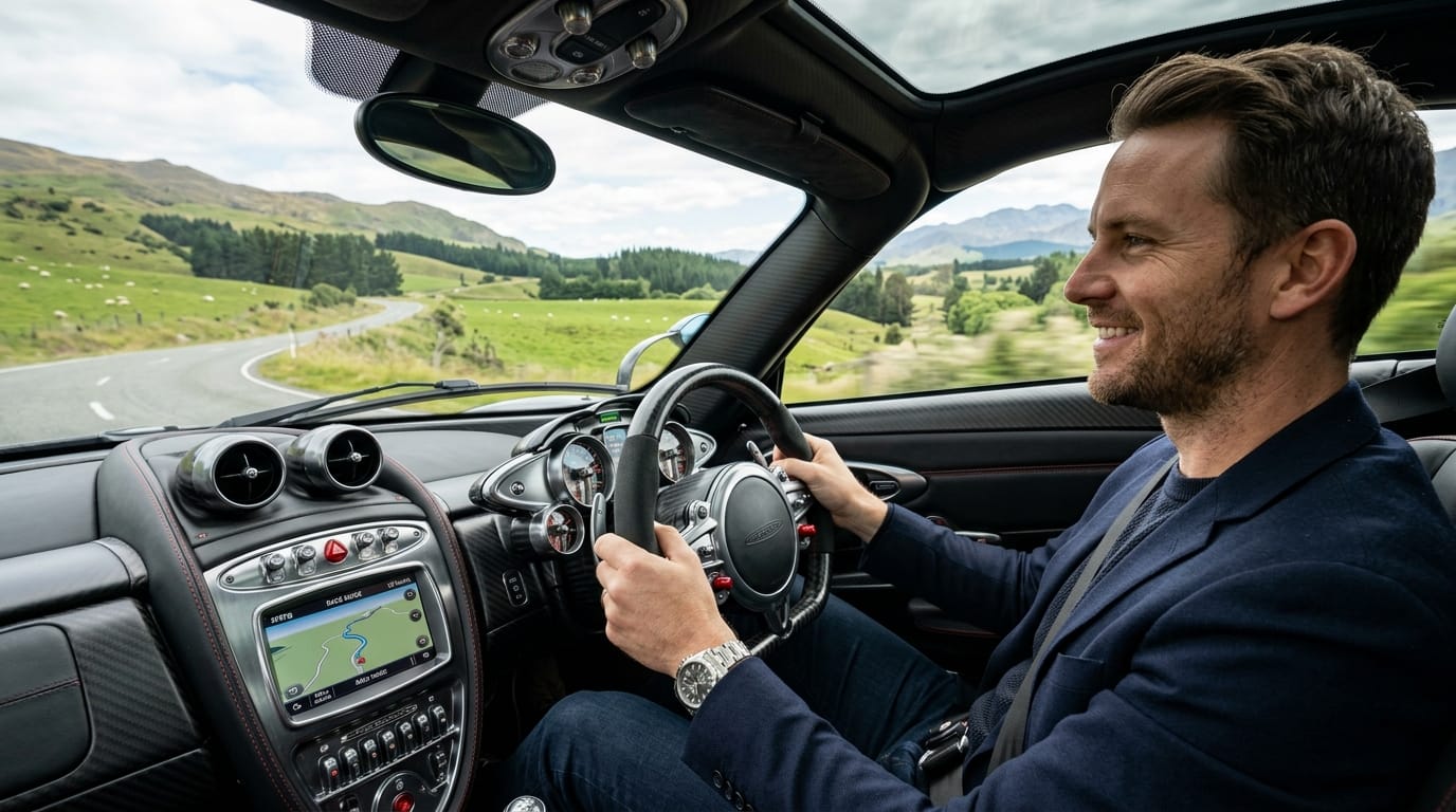 self-drive supercar experience near Christchurch