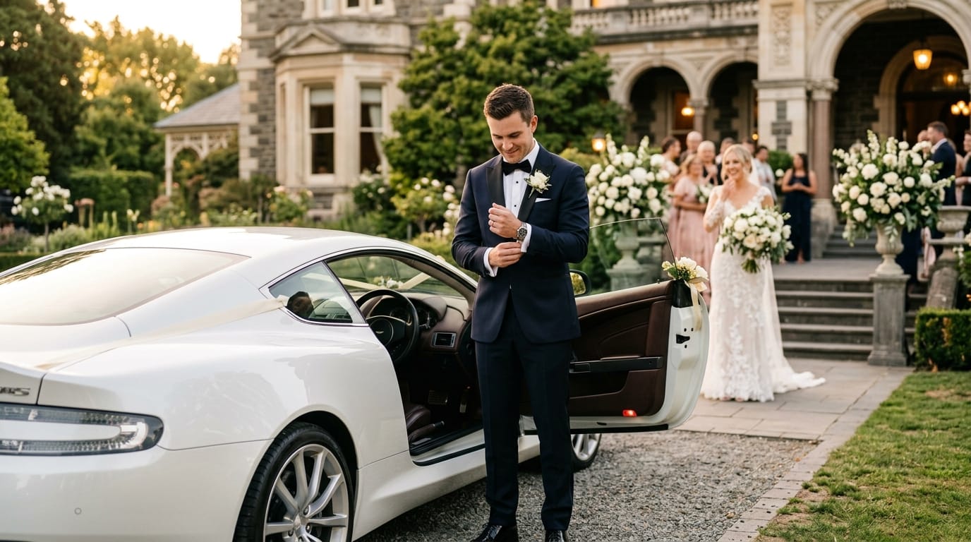wedding supercar hire in Christchurch