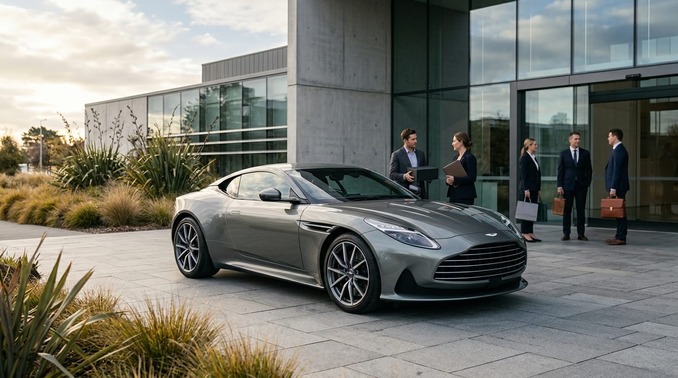 Corporate supercar gift voucher experience for clients and executives in Christchurch